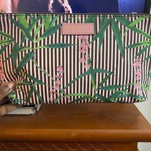 Henri Bendel gusset cosmetic bag